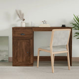 Bureau Met Lade 50 X 115 X 75 Cm Bewerkt Hout