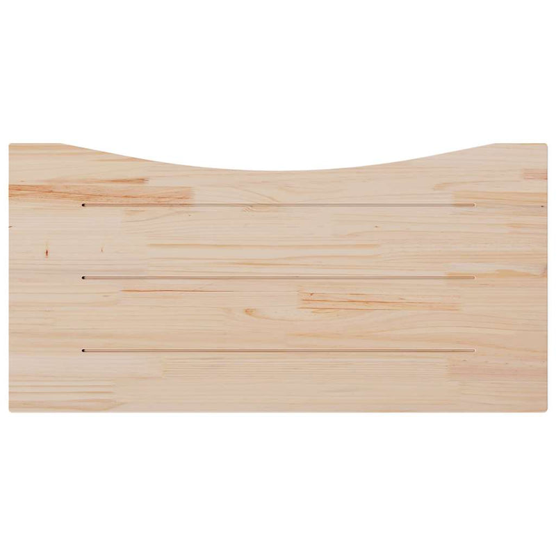Bureaublad 100X60X2,5 Cm Massief Grenenhout