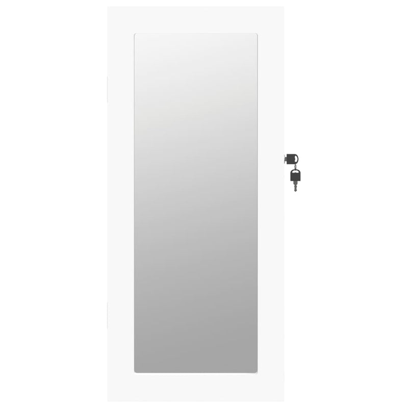 Sieradenkast Met Spiegel Wandgemonteerd 30X8,5X67 Cm