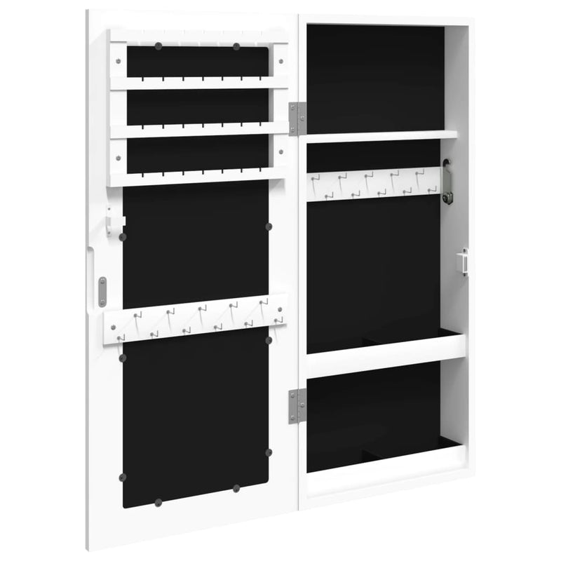 Sieradenkast Met Spiegel Wandgemonteerd 30X8,5X67 Cm