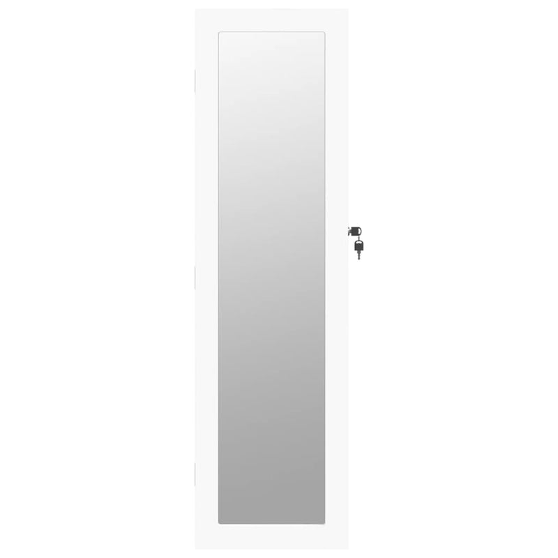 Sieradenkast Met Spiegel Wandgemonteerd 30X8,5X106 Cm
