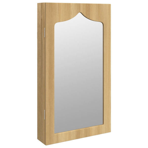 Sieradenkast Met Spiegel Wandgemonteerd 37,5X10X67 Cm