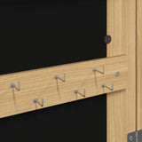 Sieradenkast Met Spiegel Wandgemonteerd 37,5X10X67 Cm