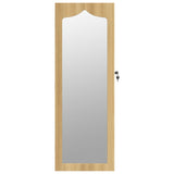 Sieradenkast Met Spiegel Wandgemonteerd 37,5X10X106 Cm