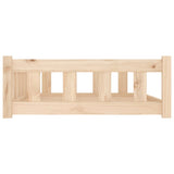 Hondenbed 105,5X75,5X28 Cm Massief Grenenhout
