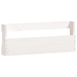 Schoenenrekken 59X9X23 Cm Massief Grenenhout Wit