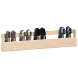 Wandschoenenrekken 110X9X23 Cm Massief Grenenhout Naturel