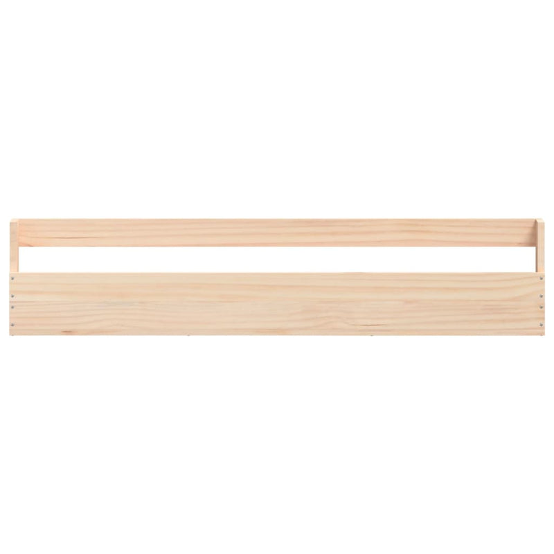 Wandschoenenrekken 110X9X23 Cm Massief Grenenhout Naturel