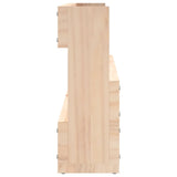 Wandschoenenrekken 110X9X23 Cm Massief Grenenhout Naturel