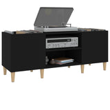 Platenkast Bewerkt Hout