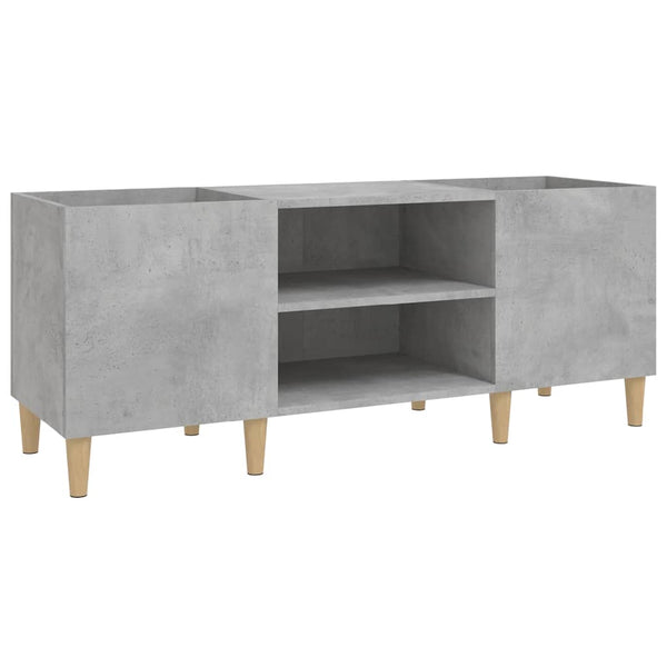 Platenkast Bewerkt Hout