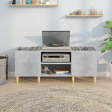Platenkast Bewerkt Hout