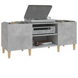 Platenkast Bewerkt Hout