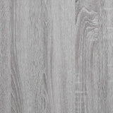 Platenkast Bewerkt Hout Eikenkleurig