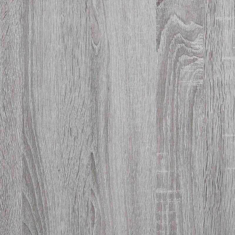 Platenkast Bewerkt Hout Eikenkleurig