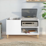 Platenkast 84,5X38X48 Cm Bewerkt Hout