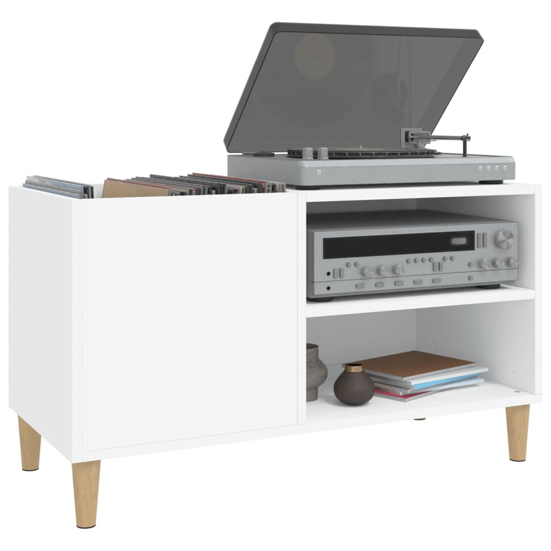 Platenkast 84,5X38X48 Cm Bewerkt Hout