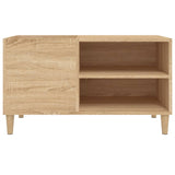 Platenkast 84,5X38X48 Cm Bewerkt Hout Kleurig