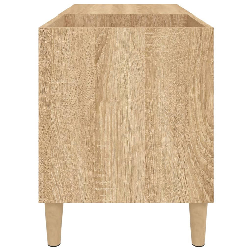 Platenkast 84,5X38X48 Cm Bewerkt Hout Kleurig