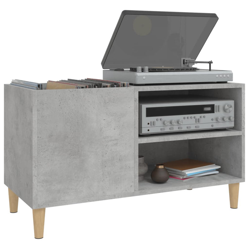 Platenkast 84,5X38X48 Cm Bewerkt Hout