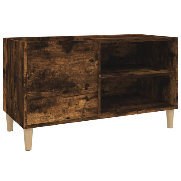 Platenkast 84,5X38X48 Cm Bewerkt Hout Kleurig