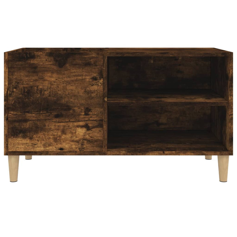 Platenkast 84,5X38X48 Cm Bewerkt Hout Kleurig