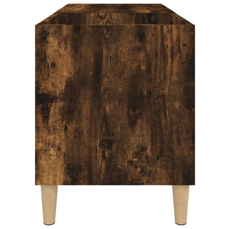 Platenkast 84,5X38X48 Cm Bewerkt Hout Kleurig