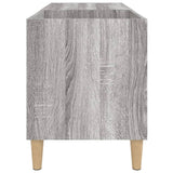 Platenkast 84,5X38X48 Cm Bewerkt Hout Eikenkleurig