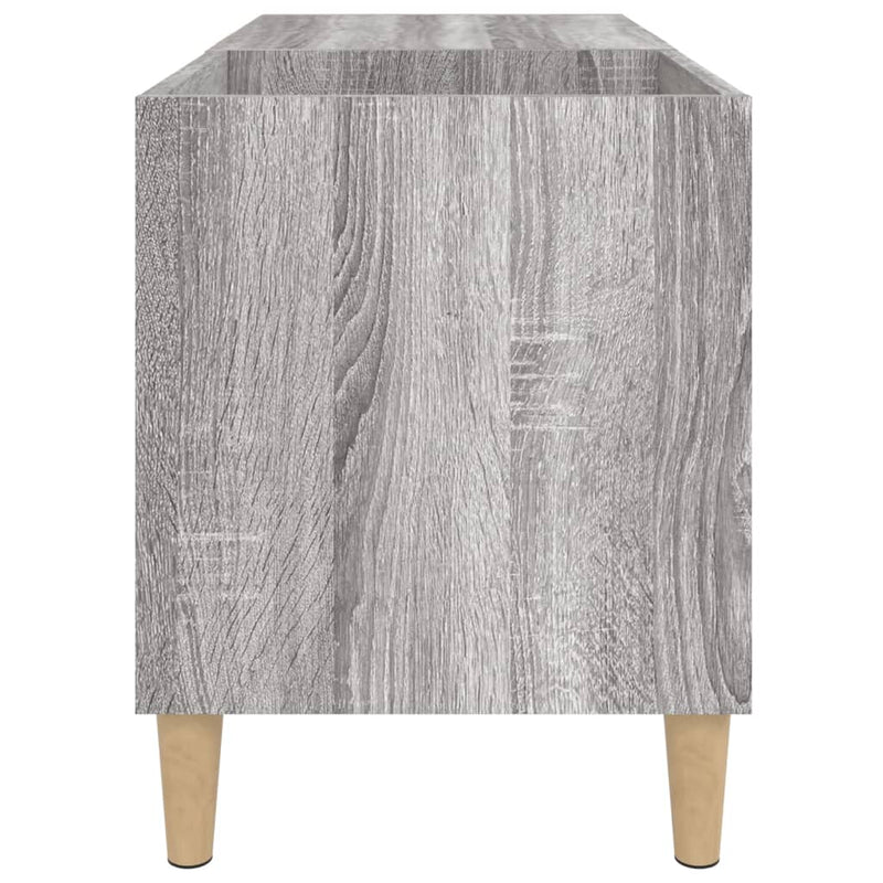 Platenkast 84,5X38X48 Cm Bewerkt Hout Eikenkleurig
