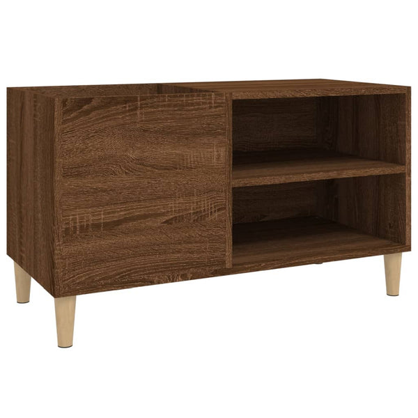 Platenkast 84,5X38X48 Cm Bewerkt Hout