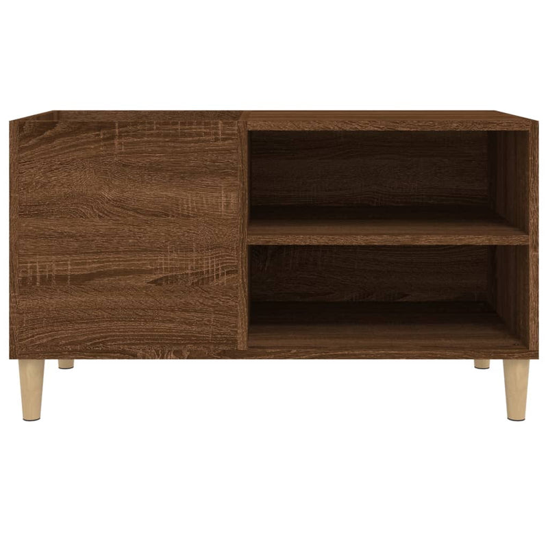 Platenkast 84,5X38X48 Cm Bewerkt Hout