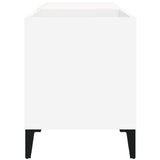 Platenkast 84,5X38X48 Cm Bewerkt Hout Wit