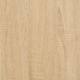 Platenkast 84,5X38X48 Cm Bewerkt Hout Sonoma Eikenkleurig