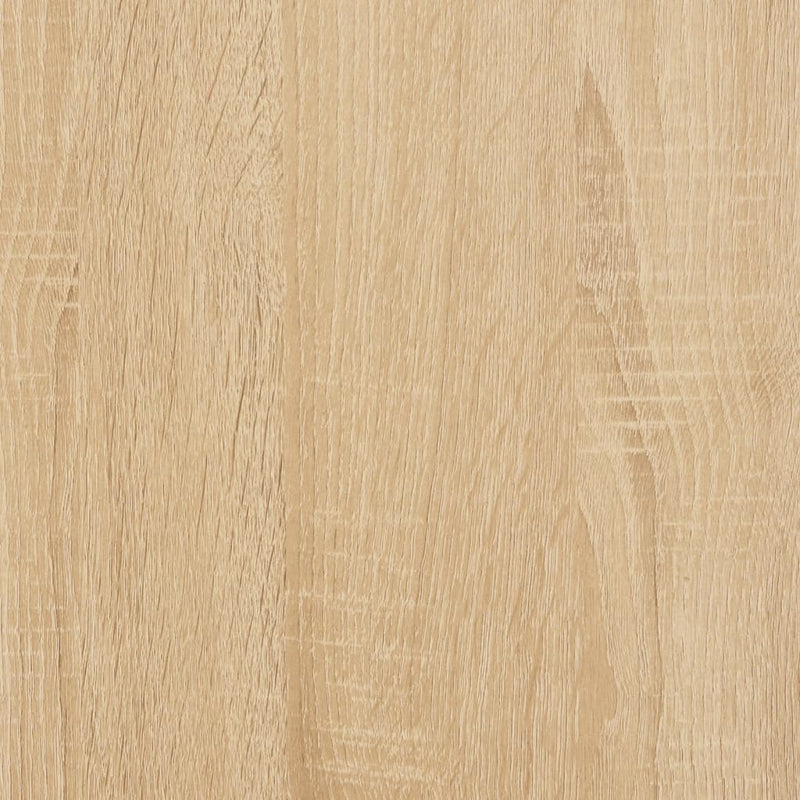 Platenkast 84,5X38X48 Cm Bewerkt Hout Sonoma Eikenkleurig