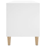 Platenkast 100X38X48 Cm Bewerkt Hout Wit