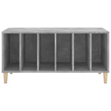 Platenkast 100X38X48 Cm Bewerkt Hout Betongrijs