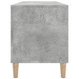 Platenkast 100X38X48 Cm Bewerkt Hout Betongrijs
