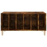 Platenkast 100X38X48 Cm Bewerkt Hout Gerookt Eikenkleurig