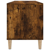 Platenkast 100X38X48 Cm Bewerkt Hout Gerookt Eikenkleurig