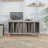 Platenkast 100X38X48 Cm Bewerkt Hout Grijs Sonoma Eikenkleurig