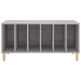 Platenkast 100X38X48 Cm Bewerkt Hout Grijs Sonoma Eikenkleurig