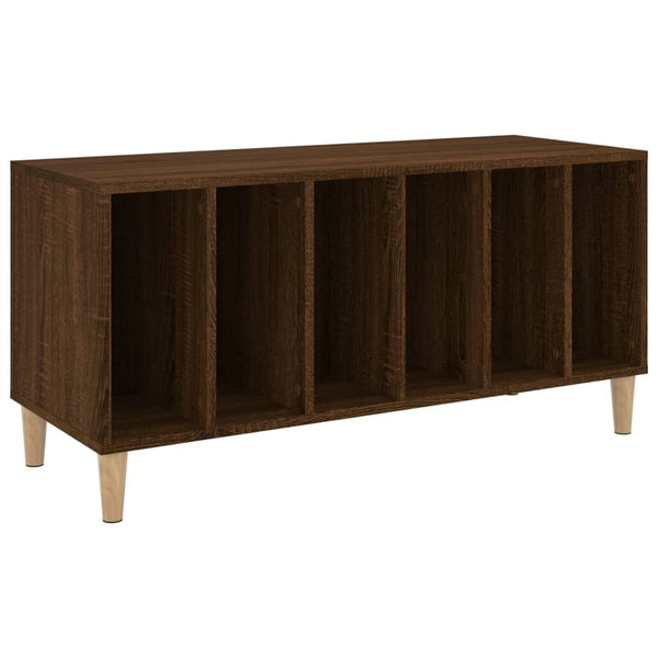 Platenkast 100X38X48 Cm Bewerkt Hout Bruin Eikenkleur