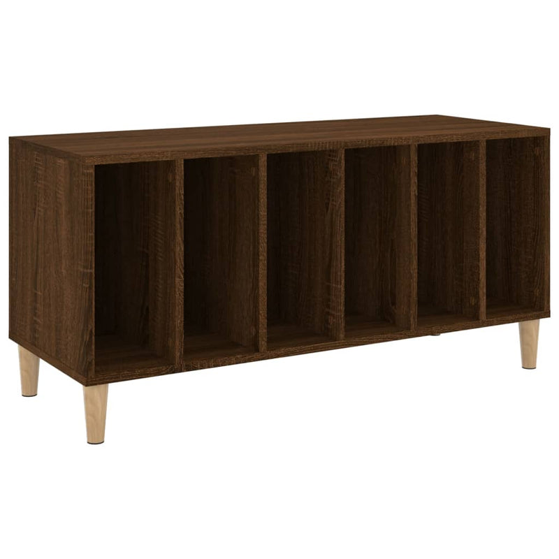 Platenkast 100X38X48 Cm Bewerkt Hout Bruin Eikenkleur