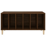 Platenkast 100X38X48 Cm Bewerkt Hout Bruin Eikenkleur