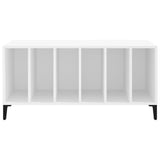 Platenkast 100X38X48 Cm Bewerkt Hout Wit