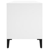 Platenkast 100X38X48 Cm Bewerkt Hout Wit