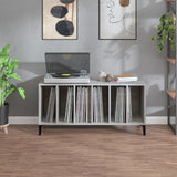 Platenkast 100X38X48 Cm Bewerkt Hout Grijs Sonoma Eikenkleurig