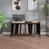 Platenkast 100X38X48 Cm Bewerkt Hout Bruin Eikenkleur