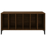 Platenkast 100X38X48 Cm Bewerkt Hout Bruin Eikenkleur