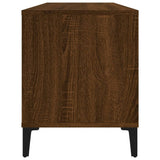 Platenkast 100X38X48 Cm Bewerkt Hout Bruin Eikenkleur